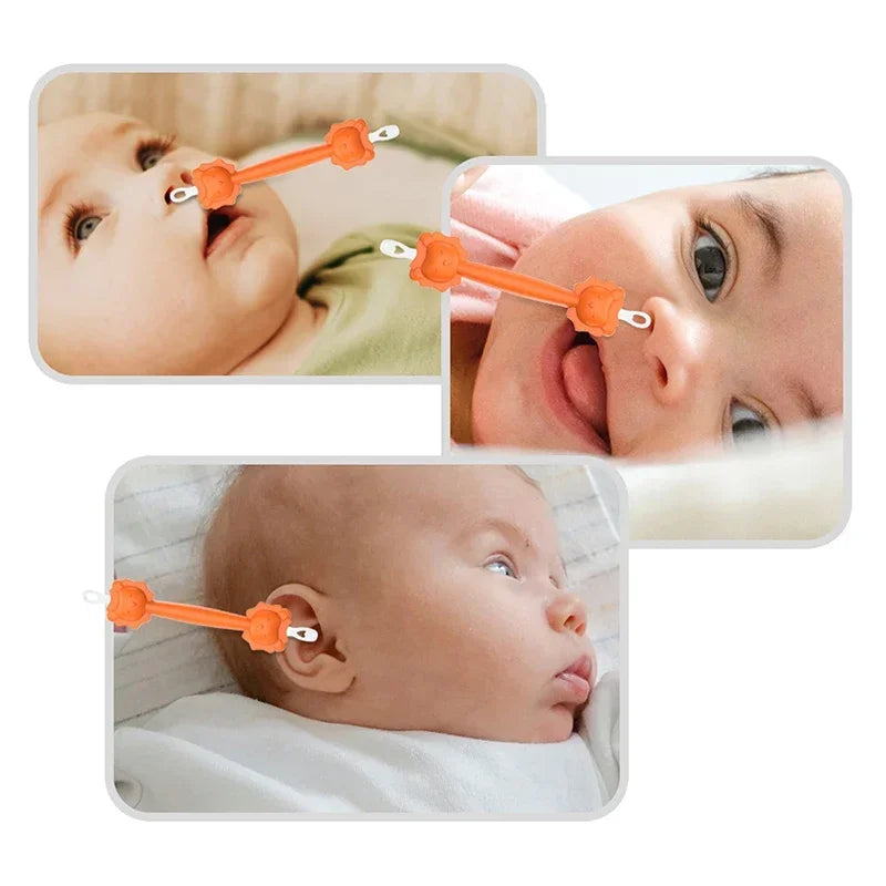 Cartoon Lion Baby Dual Head Nose and Ear Cleaner Stick