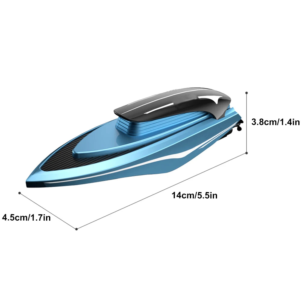 High-Speed Mini RC Racing Boat for Kids - 2.4GHz Remote Control
