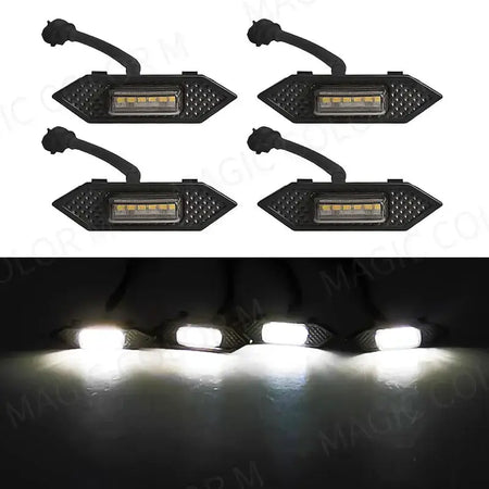 4PCS LED Grille Lights For Toyota RAV4 2019 2020 2021 2022 Front Grid Warning DRL Daytime Running Lamp Daylights Car Accessories by InterCyprus Trading Ltd
