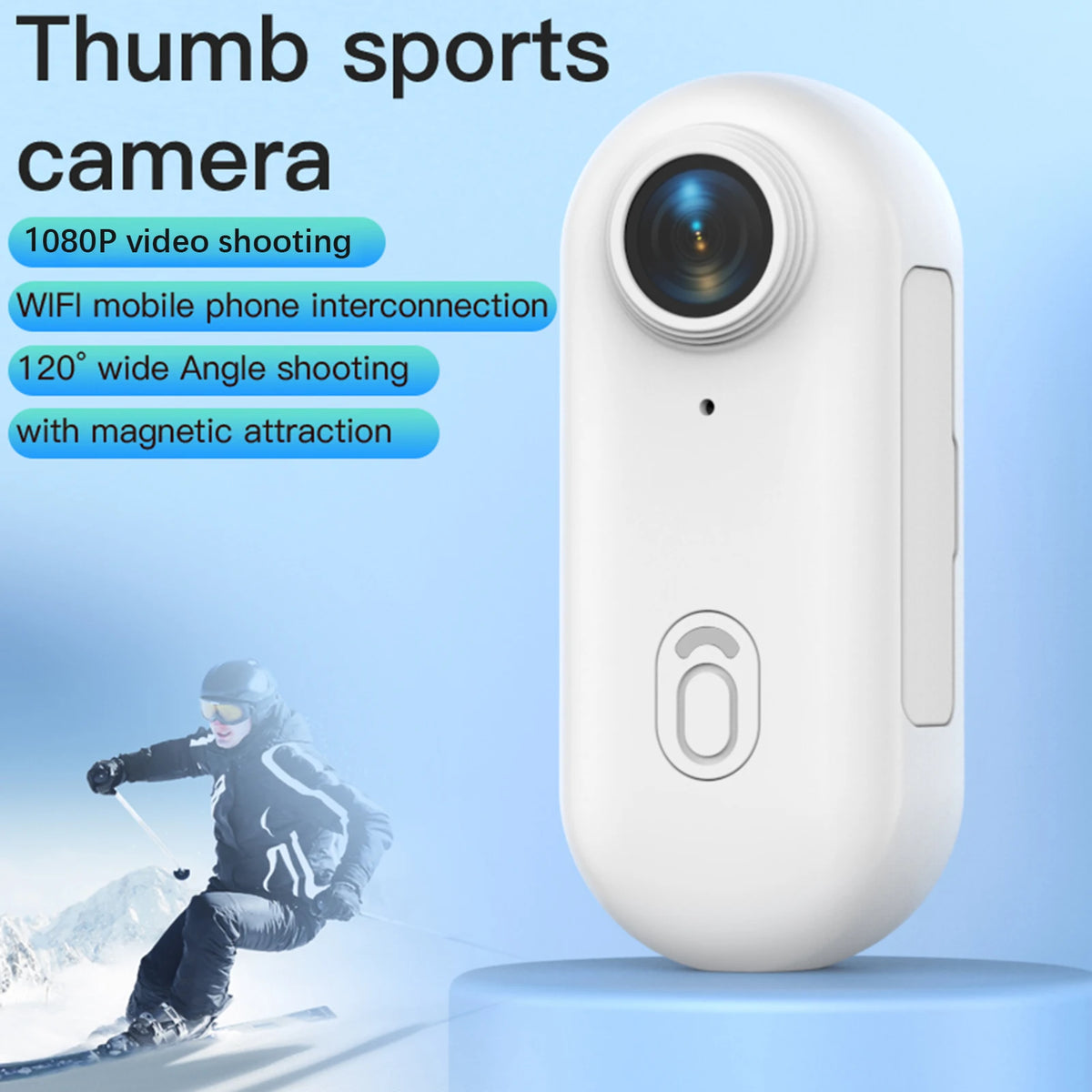1080P Tiny Action Camera &ndash; 120 Degree Wide Angle Lens