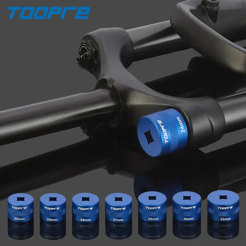 TOOPRE Bicycle Front Fork Shoulder Cover Disassembly Socket Bicycle Suspension Fork Upper Cover Wrench Maintenance Tool by InterCyprus Trading Ltd