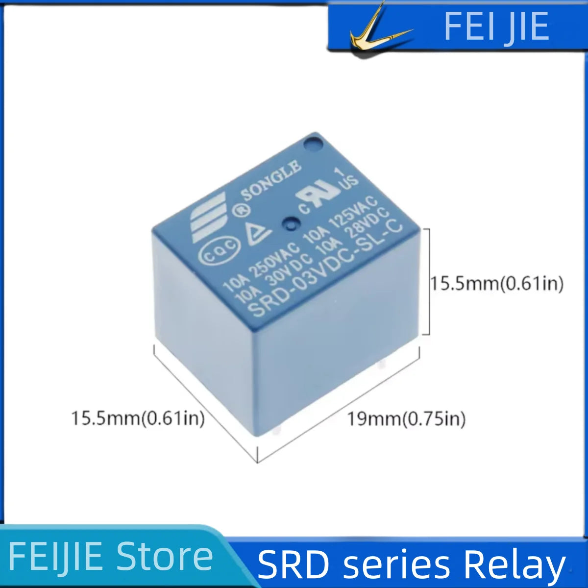 10PCS Relay SRD-05V SL-C &ndash; High-Quality Versatile Voltage Options