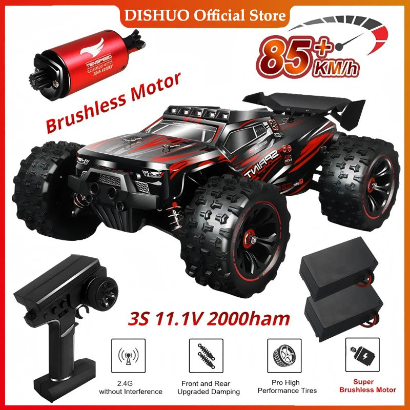 Mașină RC 1:16 Scara Viteză Mare 4x4 pentru Wltoys 124017
