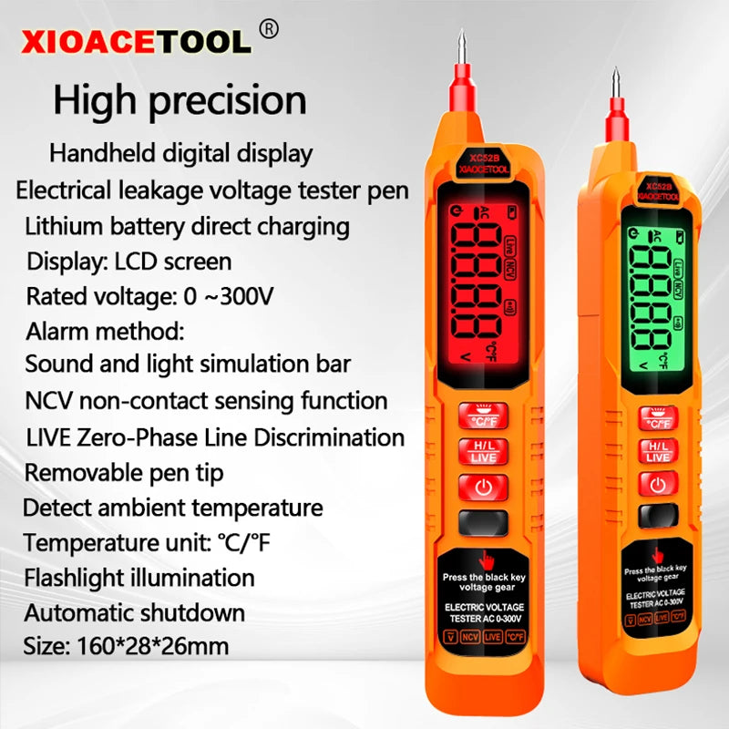 XIAOCE Voltage Detector XC52A/B &ndash; Smart Non-Contact Voltage Tester Pen