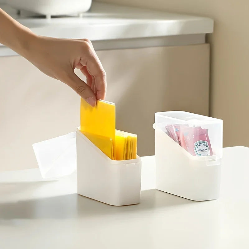 Japanese Style Tilt-Lid Storage Box &ndash; Stackable Organizer