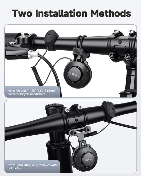 Rockbye Waterproof Adjustable Loud Horn for Bicycles and Scooters