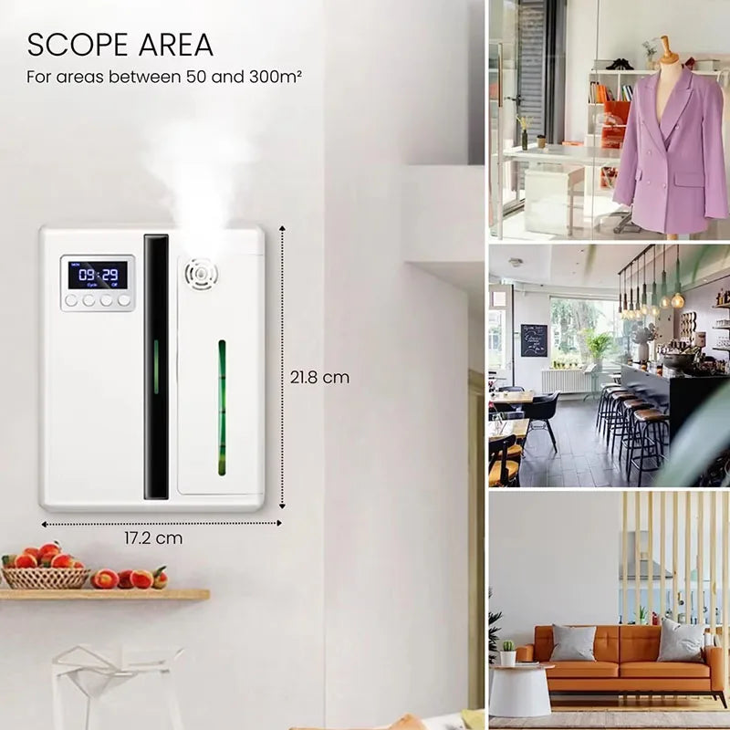 2025 NEW Air Purifier Wall Mount 160ml &ndash; Quiet Aroma