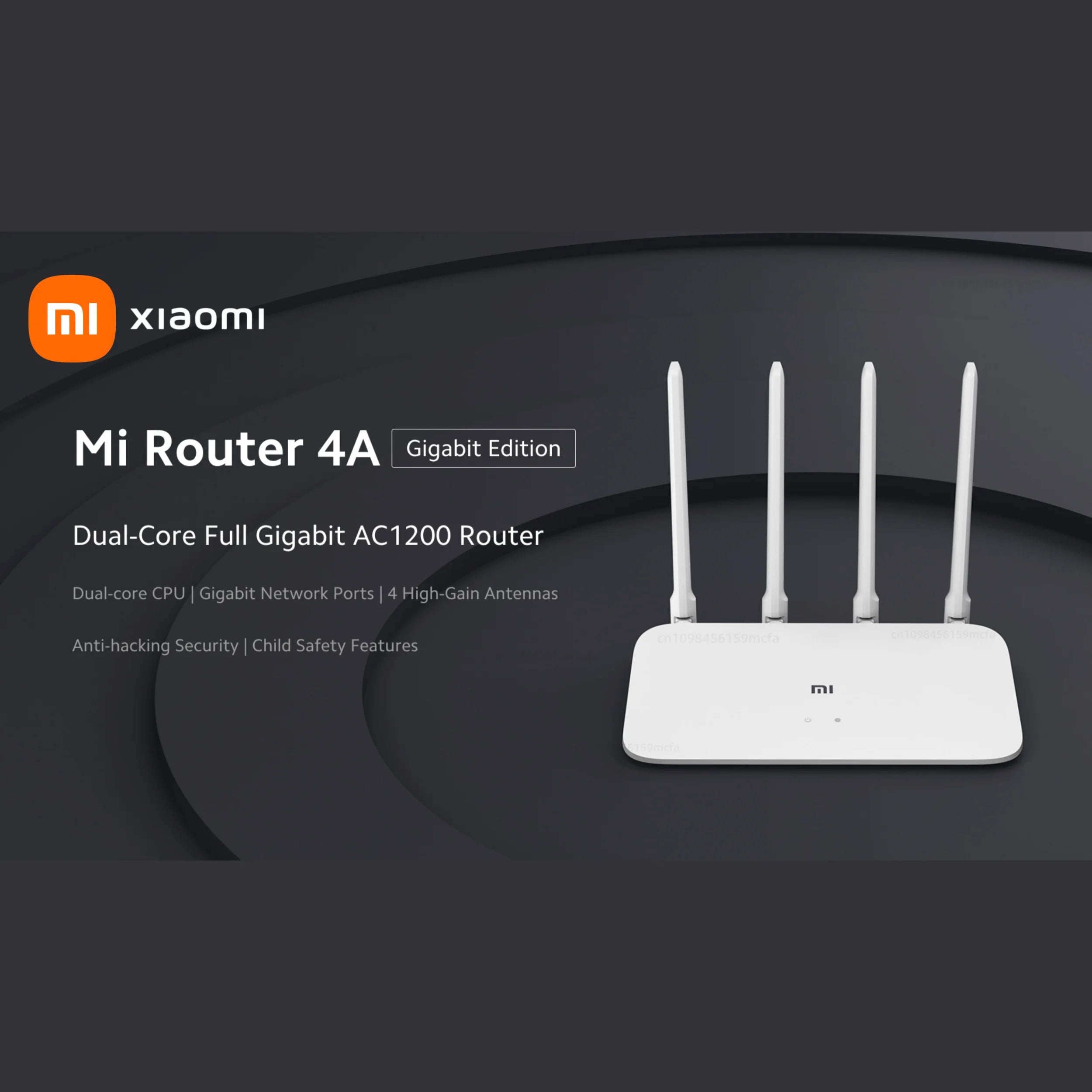Xiaomi Router 4A Gigabit Edition &ndash; High Gain Antennas