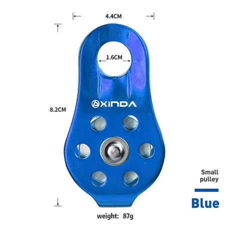 XD-8610 Small Pulley &ndash; Ultra Lightweight Aluminium Alloy Blue