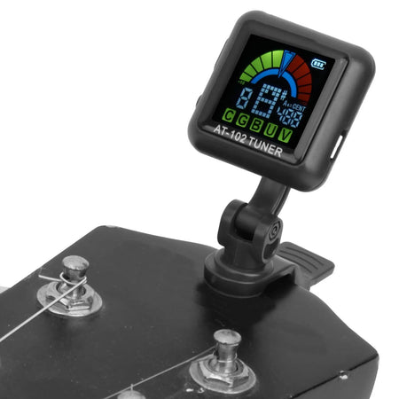 Guitar Tuner AT-102 &ndash; Clip-On Tuner for Multiple Strings