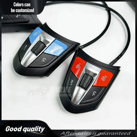 Steering wheel button, suitable for BMW F10 F20 F30 E70 E90 F32, 3 Series, 5 Series universal models, color modification by InterCyprus Trading Ltd
