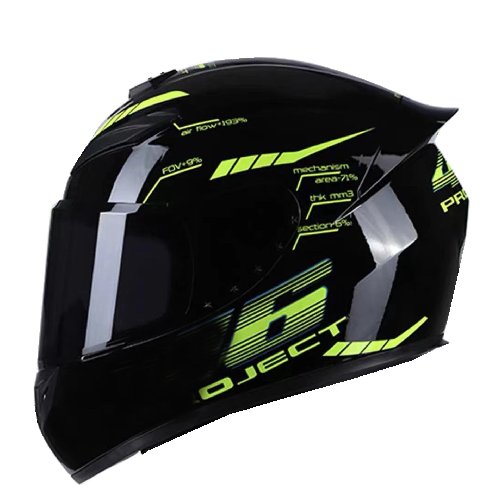 DOT Certified Venom Full Face Motorcycle Helmet for Ultimate Safety and Style