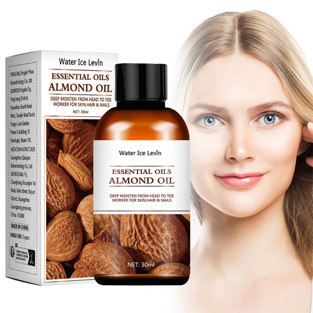 Pure Natural Almond Essential Oil &ndash; Nourishing Skin Care and Relaxation 30ml / Cinnamon