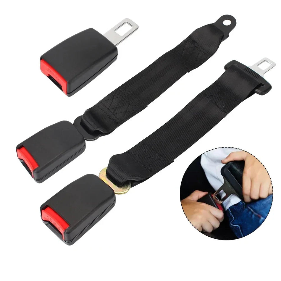 Extensie pentru centura de siguranță auto cu clip pentru limbă de 20-22mm, oțel inoxidabil și ABS