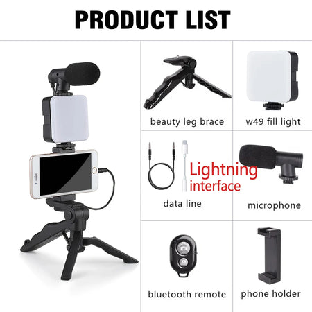 Smartphone Vlogging Kit Lightning interface