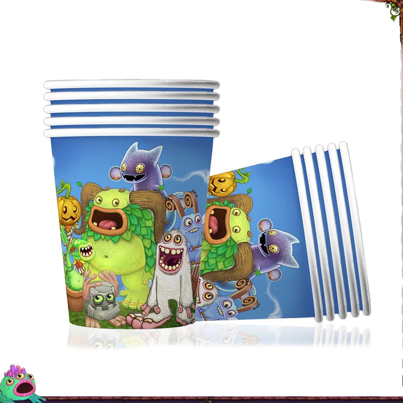 my singing monsters party supplies My Singing Monsters Party Decorations & Tableware Set – InterCyprus Trading Ltd