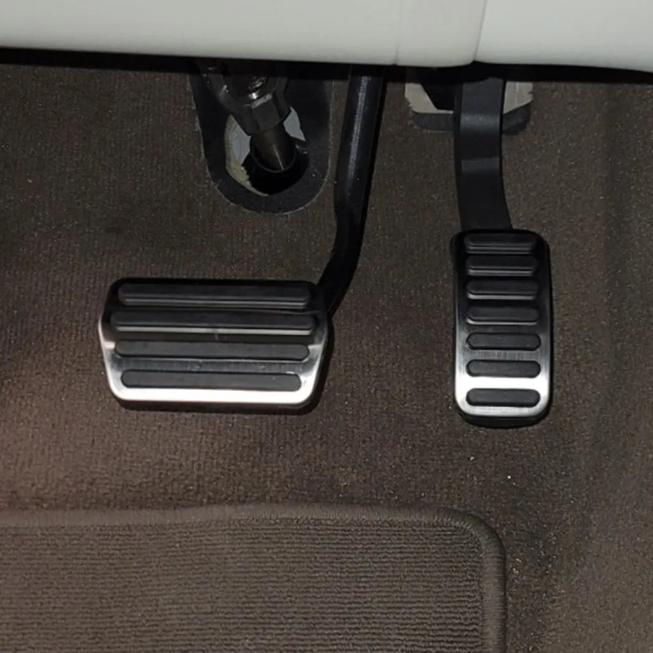 Coperture Pedali Volvo V40, Acciaio Inossidabile con Gomma, Antiscivolo