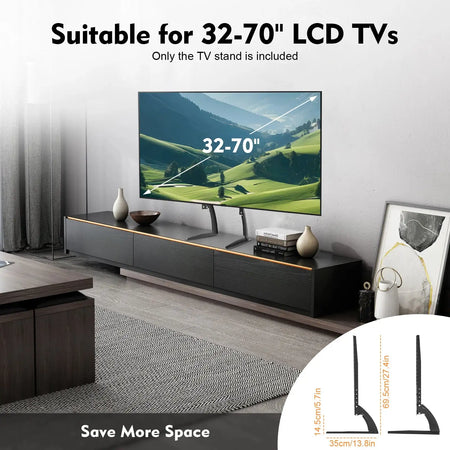 LCD TV Stand &ndash; Adjustable Height And Space Saving Design