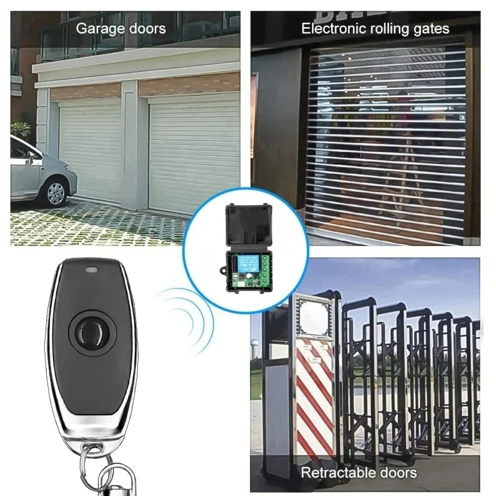 433MHz Wireless Remote Control Switch for DC 12V Electromagnetic Lock and Automation