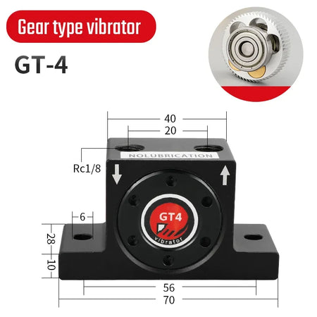 Pneumatic Hammer Vibrator GT4 Gear K8 to 36 &ndash; Ball Gear GT-4