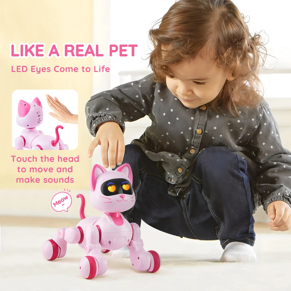 SucceBuy Intelligent Remote Control Robot Cat &ndash; Programmable