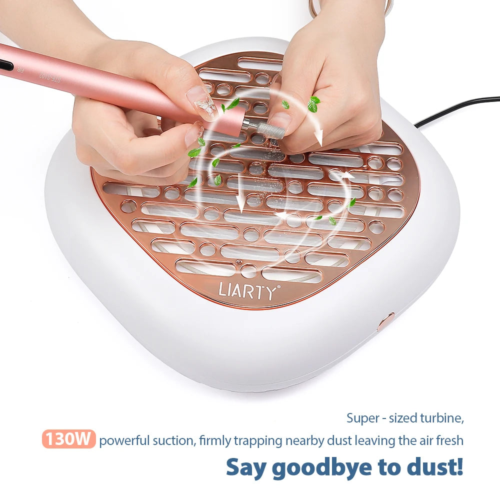 130W Powerful Brushless Nail Dust Collector &ndash; Super Suction Nail Dust Extractor