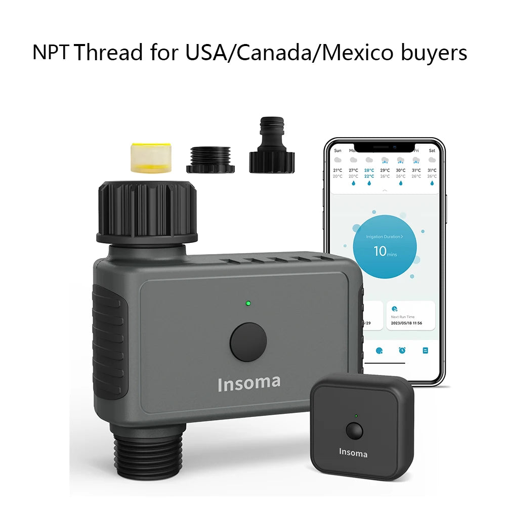 Insoma Wifi Sprinkle Timer NPT-Hub-US / CHINA