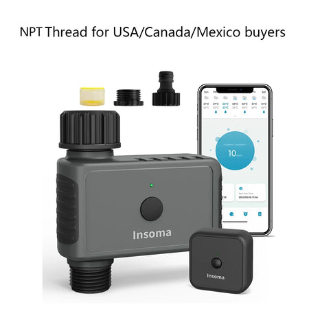 Insoma Wifi Sprinkle Timer NPT-Hub-US / CHINA