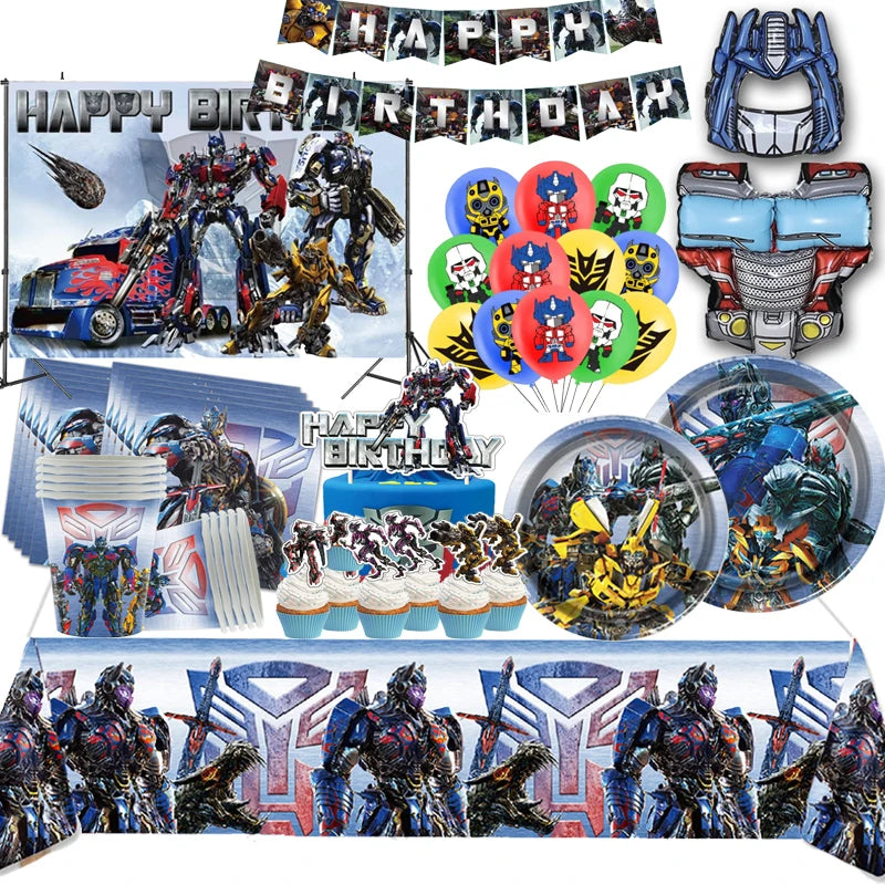 Transformers Birthday Party Supplies Set