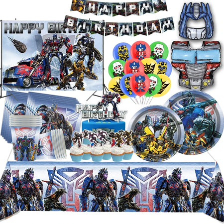 Transformers Birthday Party Supplies Set