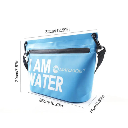 Waterproof PVC Phone Bag With Zipper Shoulder Pack Travel