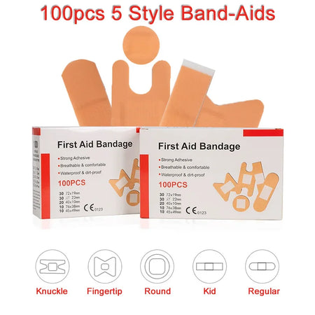 100Pcs First Aid Waterproof Wound Plaster &ndash; Antibacterial