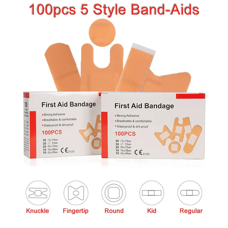 100Pcs First Aid Waterproof Wound Plaster &ndash; Antibacterial