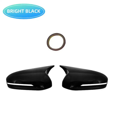 Carbon Fiber Mirror Cover for Kia Optima K5 2011 to 2015 Bright black