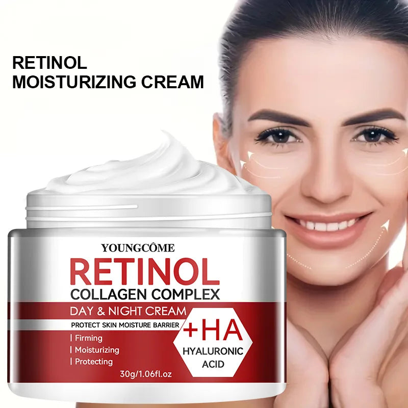 YOUNGCOME Retinol Anti-Aging Moisturising Cream with Collagen &amp; Hyaluronic Acid