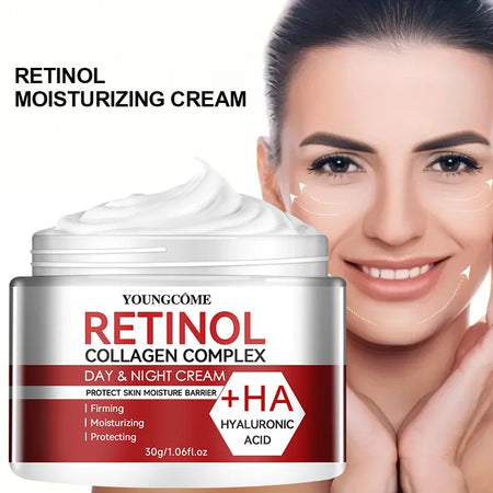 YOUNGCOME Retinol Anti-Aging Moisturising Cream with Collagen &amp; Hyaluronic Acid