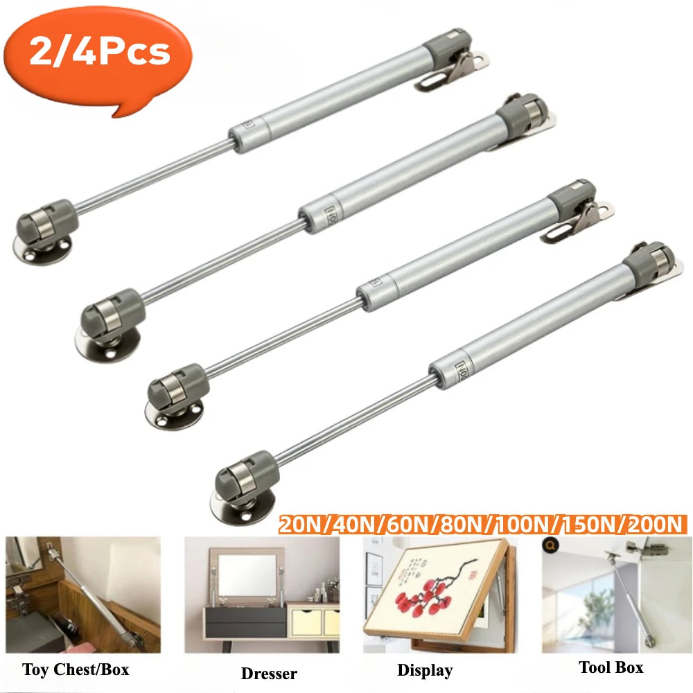 2/4PCS Cabinet Door Gas Struts &ndash; Heavy Duty 2-20KG Lift Support