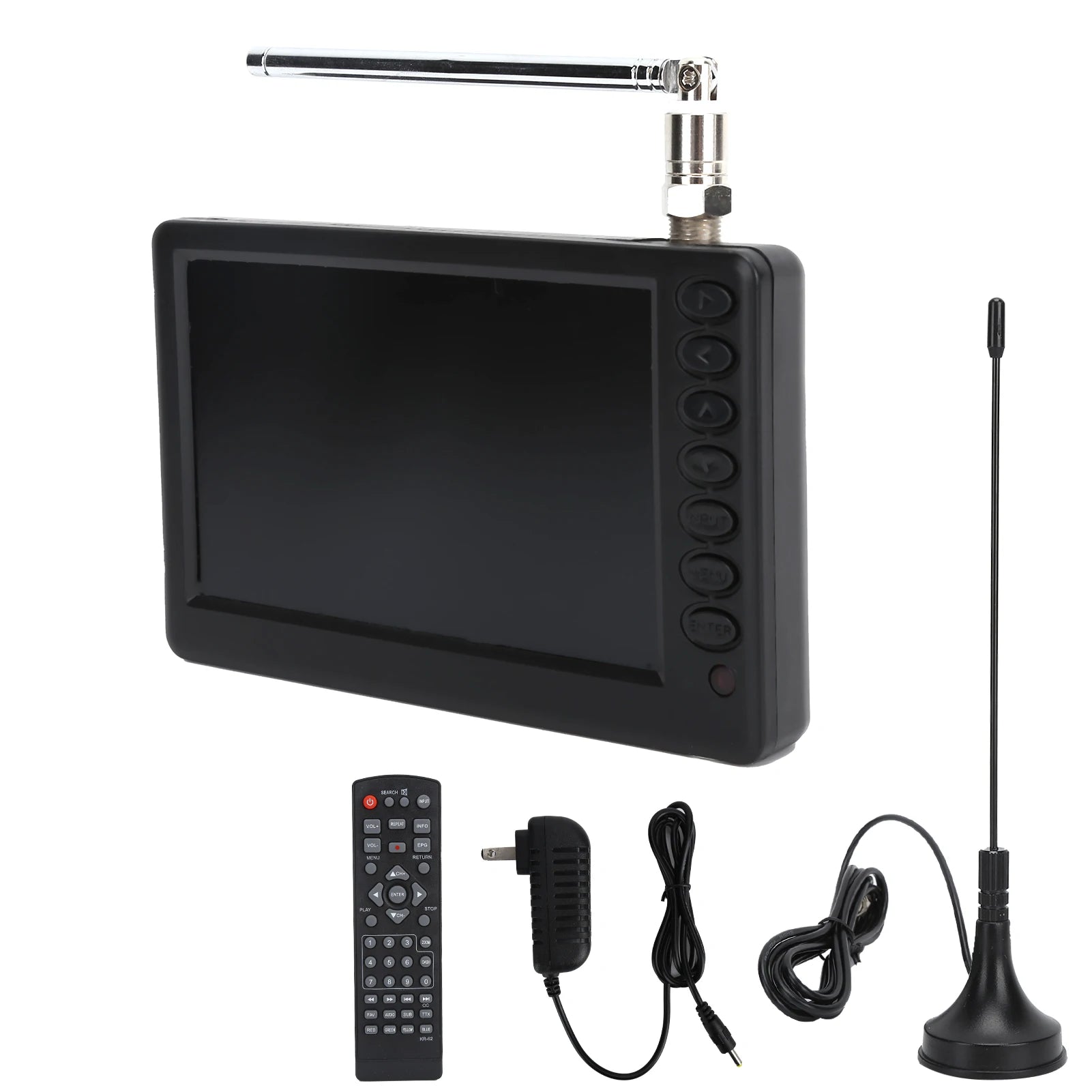 Portable 5-Inch ATSC Digital TV for Cars, Camping, and Kitchens