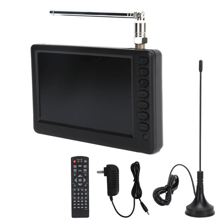 Portable 5-Inch ATSC Digital TV for Cars, Camping, and Kitchens