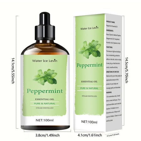 Water Ice Levin Peppermint Essential Oil &ndash; Natural Skin Whitening and Aromatherapy