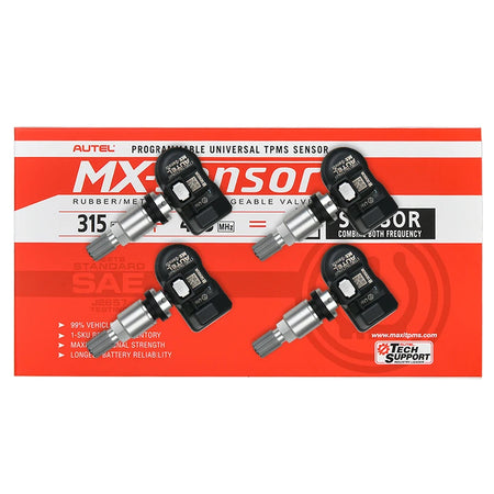 Autel MX-Sensor &ndash; 2in1 TPMS Replacement 433MHz 315MHz Metal 4pcs / GERMANY