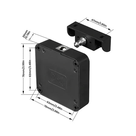 Tuya Bluetooth Smart Wood Cabinet Lock &ndash; IC Card Unlock
