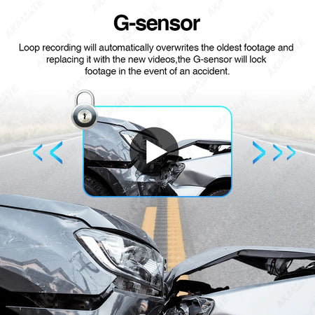 AKAMATE Car DVR Recorder - Full HD 720P Plug And Play