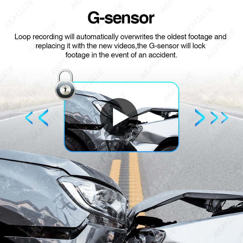AKAMATE DVR &ndash; Full HD 720P Car Dash Cam Compact Recorder
