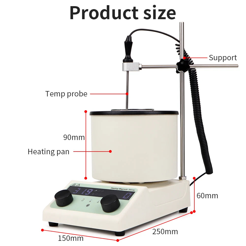 Heating Collecting Magnetic Stirrer &ndash; Digital Display