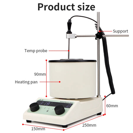 Heating Collecting Magnetic Stirrer &ndash; Digital Display