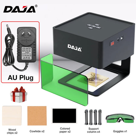 DAJA DJ6 Mini Portable Laser Engraver &ndash; Bluetooth Enabled DJ6 (AU Plug)