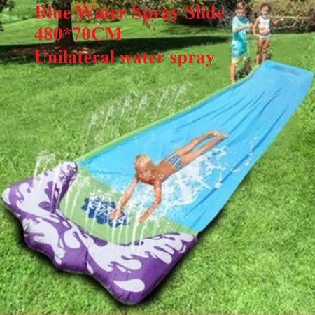 Outdoor Garden Racing Double Water Slide Mat &ndash; Endless Summer Fun 500423