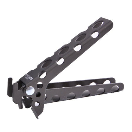 Aluminum Pot Clamp Handler &ndash; Heat Safe Gripping For Camping Black