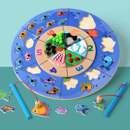 Toddler Magnetic Fishing Game &ndash; Montessori Learning Toy ATS30386